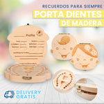👶PORTA DIENTES DE MADERA DE BEBÉS🦷